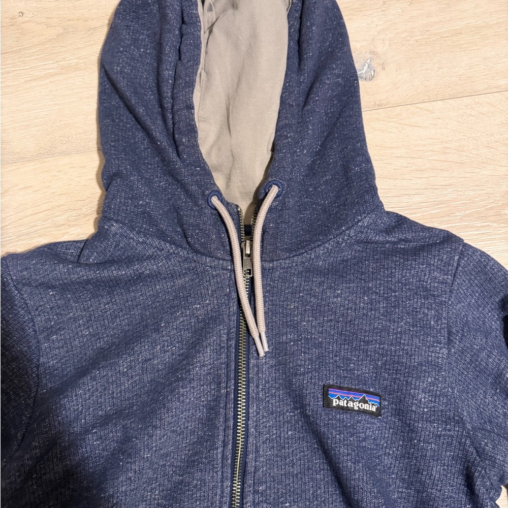 Patagonia Heathered Navy‎ Full-Zip Jacket